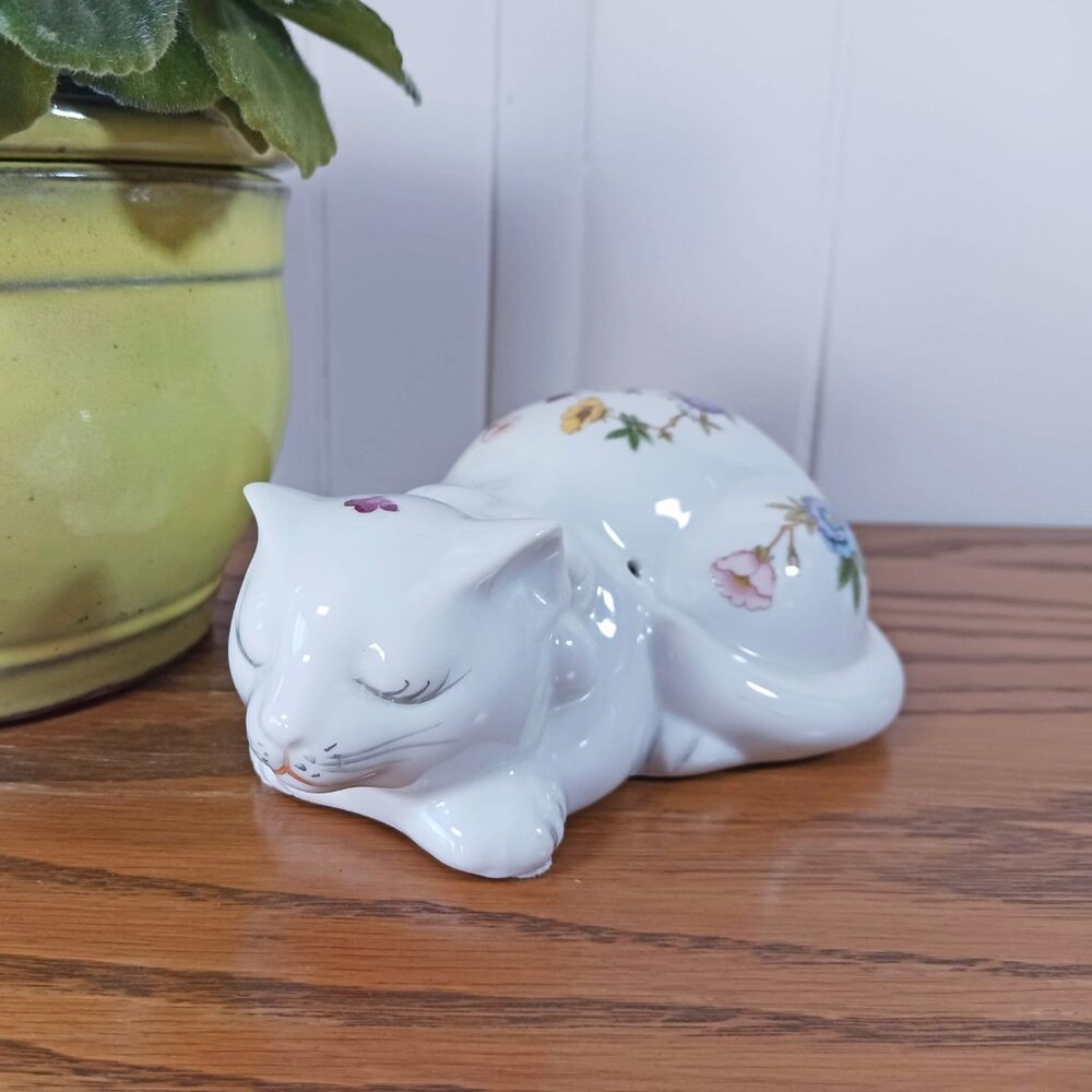 Ceramic Kitty Potpourri Holder Takahashi East Wind San Francisco